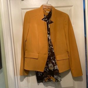 WHBM blouse and Jacket